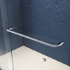NicBex Shower Door 44-48"W x 72"H Adjustable Semi Frameless Double Sliding Glass Tub Door with 1/4" (6mm) Clear Tempered Glass - 4 of 4