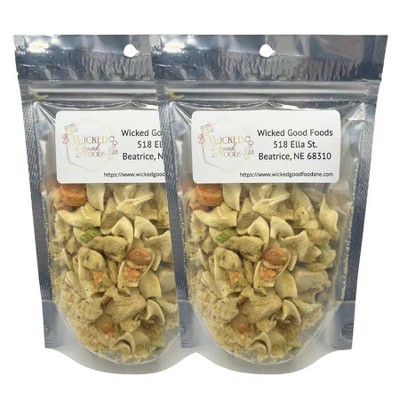 Wicked Good Foods 2.5 oz Freeze Dried Chicken Noodle Soup - Pack of 2