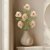 Northlight 40" Ivory/Green Floral Artificial Craft Spring Spray - 2 of 4