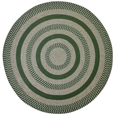 Newport Braid Collection 100% Polypropylene Stripe Pattern Reversible Indoor Utility Rug - Better Trends