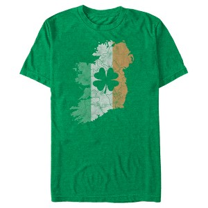 Men's Lost Gods St. Patrick's Day Ireland The Emerald Isle T-Shirt - 1 of 4