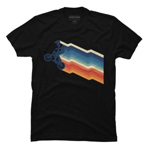 Men's Design By Humans Vintage BMX Racing Streaks By JoshuasPlayhouse T-Shirt - 1 of 2