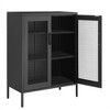 SONGMICS Metal Storage Cabinet Steel Display Cabinets Matte - image 2 of 4