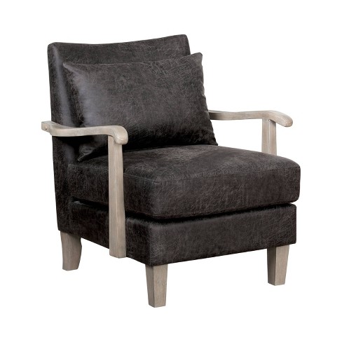 Forrester Wood Arm Accent Chair - miBasics
 - image 1 of 3