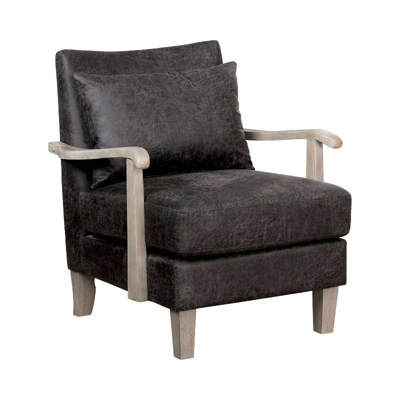 Forrester Wood Arm Accent Chair - miBasics
, 1 of 5