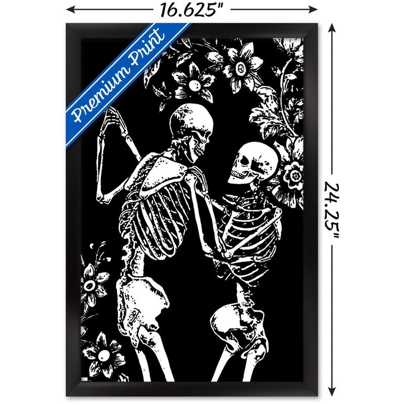 Trends International Skeleton Dance Framed Wall Poster Prints, 3 of 7