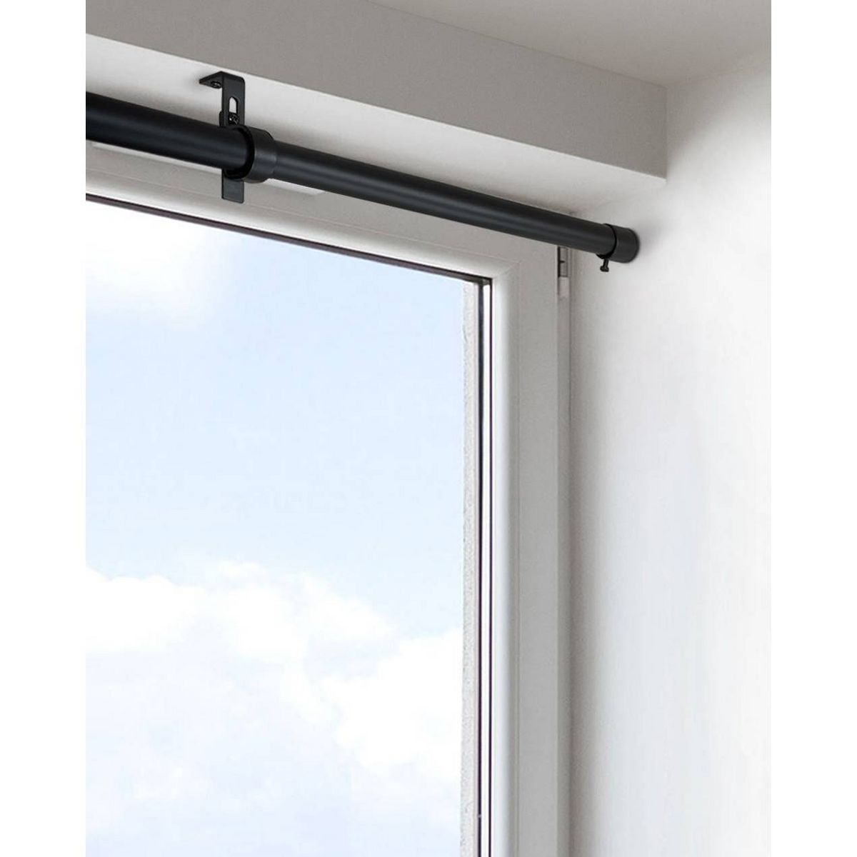 Lumi Home Furnishings Decorative Drapery Single Condo Rod Set Matte - thumbnail 2