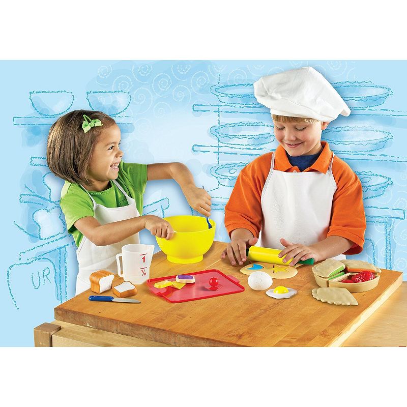 Learning Resources Play Bakery Set, 31 Pieces, Ages 3+, 3 of 7