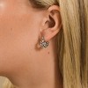 SHINE by Sterling Forever Abigail Ribbed Micro Hoop Earring - 2 of 4