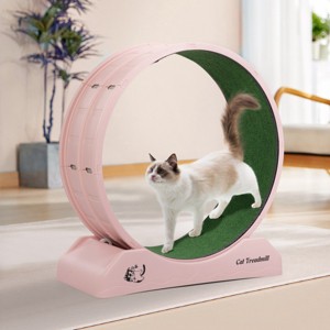 Cat Running Wheel For Cats Up To 44 Lbs, Cat Exercise Wheel With Locking Mechanism-Cuddlewood - 1 of 4