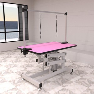 42" Heavy Duty Pet Grooming Table with Adjustable Arm and Noose,Dog Drying and Trimming Table for Large and Medium Pets–LAOTIES - 1 of 4