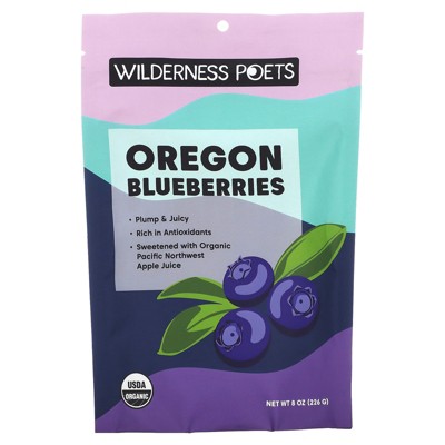 Wilderness Poets Organic Oregon Blueberries, 8 oz (226 g)