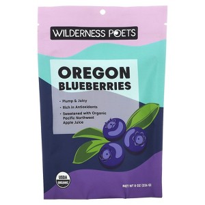 Wilderness Poets Organic Oregon Blueberries, 8 oz (226 g) - 1 of 2