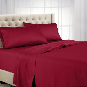 Egyptian Linens Olympic Queen Sheet Set - Solid 600 Thread Count - 1 of 2