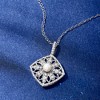 Ross-Simons 4-4.5mm Cultured Pearl and .50 ct. t.w. Diamond Pendant Necklace in Sterling Silver - 3 of 4