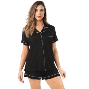 #FollowMe Womens Ultra-Soft Shorts Set  Sleepwear - 1 of 3