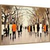 33" x 23" Poets Walk by Lorraine Christie Framed Canvas Wall Art Print - Amanti Art: Modern Lithograph, Bedroom Decor - 2 of 4