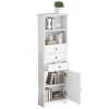 NicBex 67" Tall Freestanding Bathroom Storage Cabinet with 3-Drawer,Bathroom Floor Cabinet with Adjustable Shelves for Living/Office - 2 of 4