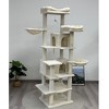 Racxily 68 Inches Multi-Level Large and Tall Cats Tree - 3 of 4