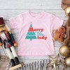 The Juniper Shop Merry Little Lady Toddler Short Sleeve Tee - 2 of 2