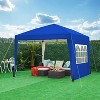 Yaheetech 12x12 FT Pop Up Canopy Tent with 4 Sidewalls and Roller Bag - 2 of 4