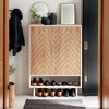 Hommoo 18-Pair Shoe Cabinet - 2 of 4