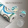 Machine Washable Abstract Rug for Living Room – Low-Pile Non-Slip Geometric Accent Carpet for Bedroom,Dining,Apartment, Home Office - 3 of 4