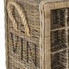 Aziza 16 Bottle Wicker Wine Rack - SEA7016 - Grey - Safavieh - 3 of 4