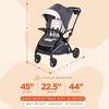 Baby Trend Sit N' Stand 5-in-1 Collapsible Shopper Stroller with Canopy, Visor, Extendable Storage Basket, Phone Tray, and 2 Cup Holders - 2 of 4