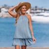 Women's Alice Denim Mini Dress - Cupshe - 4 of 4