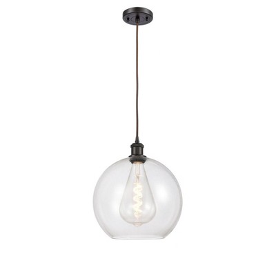 Athens - 1 Light Mini Pendant In Industrial Style-16.38 Inches Tall and 11.75 Inches Wide
