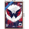 Trends International NHL Washington Capitals - Maximalist Logo 23 Framed Wall Poster Prints - 3 of 4