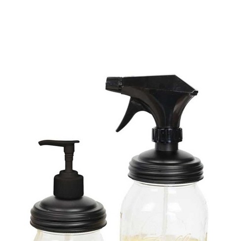 reCAP Mason Jar Sprayer and Pump Cap, Regular Mouth, Made in The USA, Leak-Proof, Freezer-Proof - image 1 of 4