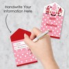 Big Dot of Happiness Valentine Gnomes - Valentine's Day Cards for Kids - Happy Valentine's Day Pull Tabs - Set of 12 - 3 of 4