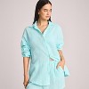 Vitamin A Women's Long Sleeve Gauze Cover Up Shirt - 4 of 4
