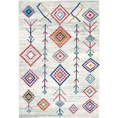 Nuloom Mariam Agrarian Aztec Area Rug, 9' X 12', Beige : Target