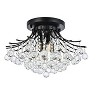 Elegant Lighting Toureg 6 light Gold Flush Mount Clear Royal Cut Crystal - 3 of 4