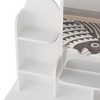 Famapy 31.5''W Dressing Desk Makeup Vanity Set with Stool and Mirror Led Light Bedroom Accent - 2 of 4