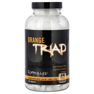 CONTROLLED LABS Orange Triad Daily Multivitamin for Men and Women, 45 Servings, Iron Free Supplement for Digestion, Immune System, and Joint Health - 1 of 4
