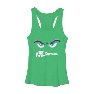 Women's Design By Humans Worst Costume Ever (Halloween) By Editive Racerback Tank Top - 1 of 3