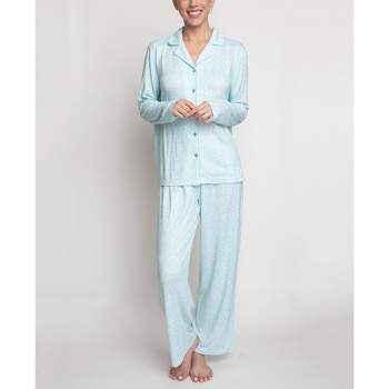 Hanes Morning Meditation Collar Pajama Set