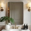 34"x26" Rectangle Bathroom Mirror with Aluminum Alloy Frame, Wall Mounted Vanity Mirror for Bedroom Living Room Entryway, Silver - 2 of 4
