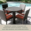 Honeycomb Outdoor Premium Dining Seat Cushion  (2-Pack) - 3 of 4