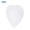 Unique Bargains Heart-Shaped Painting Canvas Panels 4 Pcs White - 3 of 4