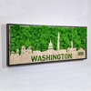 Gulches Washington Moss City Silhouette Metal Wall Art - Elegant Urban Decor - 3 of 4