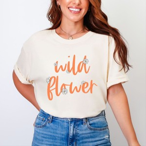 Simply Sage Market Wild Flower Garment Dyed Tee - 1 of 4