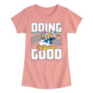 Girls' - Disney - Mickey & Friends Fitted Short Sleeve Graphic T-Shirt - 1 of 4