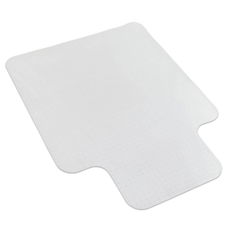 Mount-It! Clear Chair Mat for Carpet, Studded Office Chair Floor Protector, 1 of 7