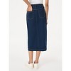 Jones New York Midi Denim Front Slit Skirt - 3 of 3