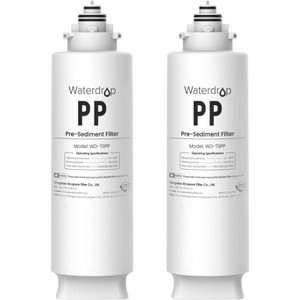Waterdrop TSPP Under Sink Sediment Water Filter, Replacement TSU-W 3-Stage Ultra-Filtration Under Sink Water Filter System, 2 Pack - 1 of 4